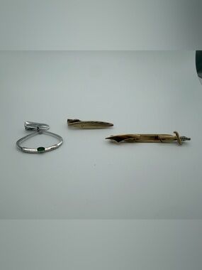 Vintage Anson Tie Bar/Clip Set of 3